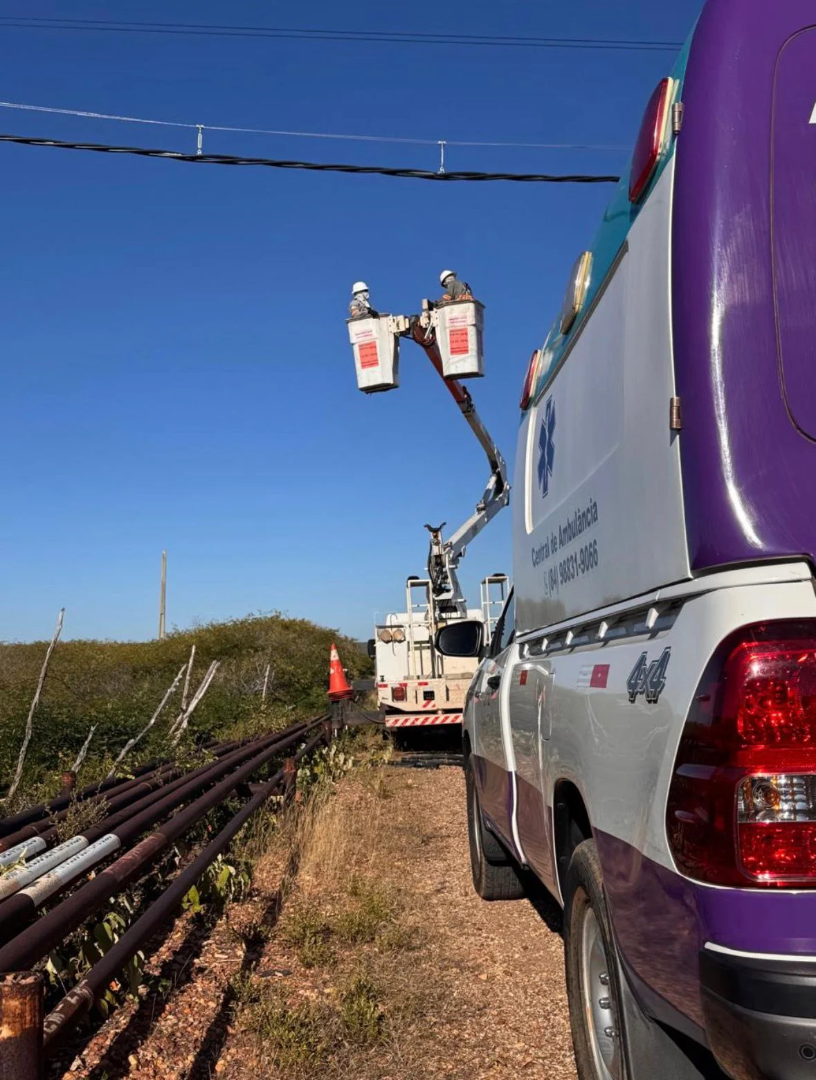 Equipe Gvitta em operação de Área Protegida